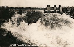 Flood Gates Below Magic Reservoir, Idaho Postcard Postcard Postcard