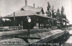 Santa Fe station Engine #1 Riverside, CA Postcard Postcard Postcard