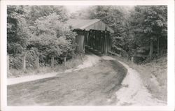 Covered Bridge Over Little Scioto River Postcard