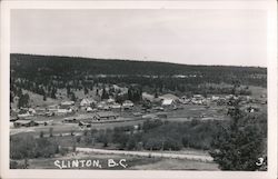 Aerial View Clinton, BC Canada British Columbia Postcard Postcard Postcard