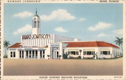 Howard Johnson's Miami, FL Postcard Postcard Postcard