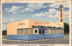 Dixie Drive-In Tucson, AZ Postcard Postcard Postcard