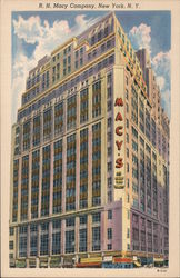 R.H. Macy Company New York, NY Postcard Postcard Postcard