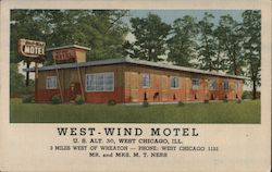 West-Wind Motel Postcard