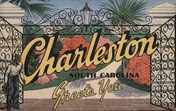 Charleston, South Carolina Greets You Postcard Postcard Postcard