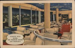 Starlite Roof, Hotel Sir Francis Drake Postcard