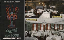 Eugene's Sea Food, Milwaukee, Wisconsin - "The Sign of the Lobster" Postcard Postcard Postcard