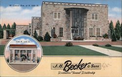 J.H. Becker & Sons, Distinctive Funeral Directorship Milwaukee, WI Postcard Postcard Postcard