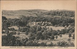 "Shadow Brook" Residence of Mr. Andrew Carnegie, Lenox, Mass Massachusetts Postcard Postcard Postcard