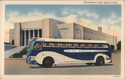 Ulta-Modern New Super-Coach Postcard