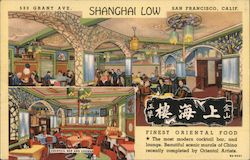 Shanghai Low Restaurant Postcard