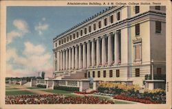 Administration Building, A. & M. College Postcard