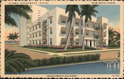 Alamo Apartment Hotel Miami Beach, FL Postcard Postcard Postcard