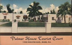 Palmer House Tourist Court Miami, FL Postcard Postcard Postcard