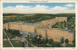 French Lick Springs Hotel - The Home of Pluto Water Postcard