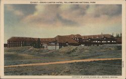 Grand Canyon Hotel, Yellowstone National Park Postcard