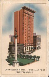 Chancellor Hotel, Powell at Post San Francisco, CA Postcard Postcard Postcard