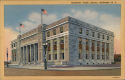 Rochester Public Library Postcard