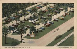 Bacon Trailer Park Postcard