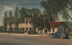 Beautiful Southern Pacific Depot Postcard