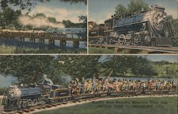 World's Most Beautiful Miniature Train Ride, Lincoln Parj Oklahoma City, OK Postcard Postcard Postcard