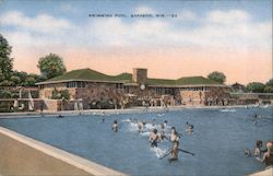 Swimming Pool Postcard