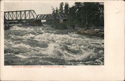 Rapids of Wisconsin River Postcard