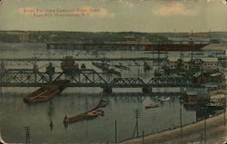 Birds Eye View Geekosk River, from Fort HIll Postcard