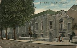 New Public Library Harrisburg, PA Postcard Postcard Postcard