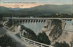 Devils Gate Dam, Arroyo Seco Postcard