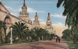 View alonng Avenue of Palms-Pan. Pac. Int. Expos San Francisco, CA Postcard Postcard Postcard