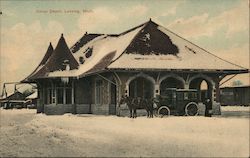 Union Depot Lansing, MI Postcard Postcard Postcard