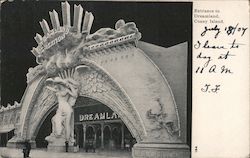 Entrance to Dreamland, Coney Island New York, NY Postcard Postcard Postcard