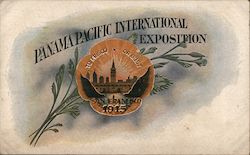 To Frisco Or Bust on Poppy - Panama Pacific International Exposition Postcard