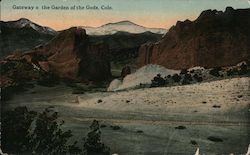 Gateway to Garden of the Gods Postcard