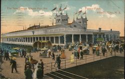 The New Steeple Chase Pier, the Funny Place Postcard