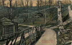 Entrance to Zoo, Brandywine Park Wilmington, DE Postcard Postcard Postcard