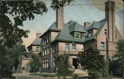 Residence of James J. Hill Postcard