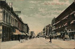 First Street San Jose, CA Postcard Postcard Postcard