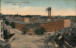 Cocheco Department, Pacific Mills Dover, NH Postcard Postcard Postcard