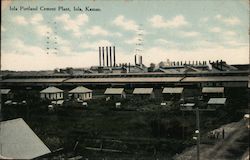 Iola Portland Cement Postcard