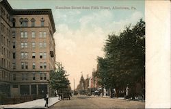 Hamilton Street from Fifth Street Allentown, PA Postcard Postcard Postcard