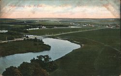 View of North Valley City North Dakota Postcard Postcard Postcard