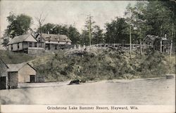 Grindstone Lake Summer Resort Postcard