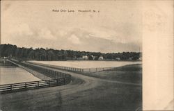 Road Over Lake Woodcliff, NJ Postcard Postcard Postcard