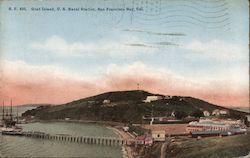 Goat Island, U.S. Naval Station Postcard