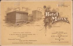 Hotel Manx San Francisco, CA Postcard Postcard Postcard