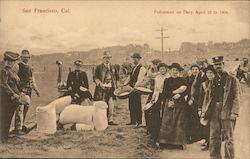 Policeman on Duty April 25th 1906 San Francisco, CA 1906 San Francisco Earthquake Postcard Postcard Postcard