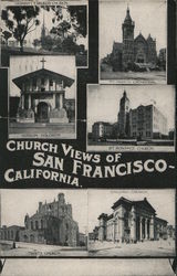 Church Views San Francisco, CA Postcard Postcard Postcard