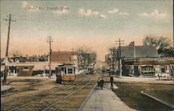 Glendal Sq. Everett, MA Postcard Postcard Postcard